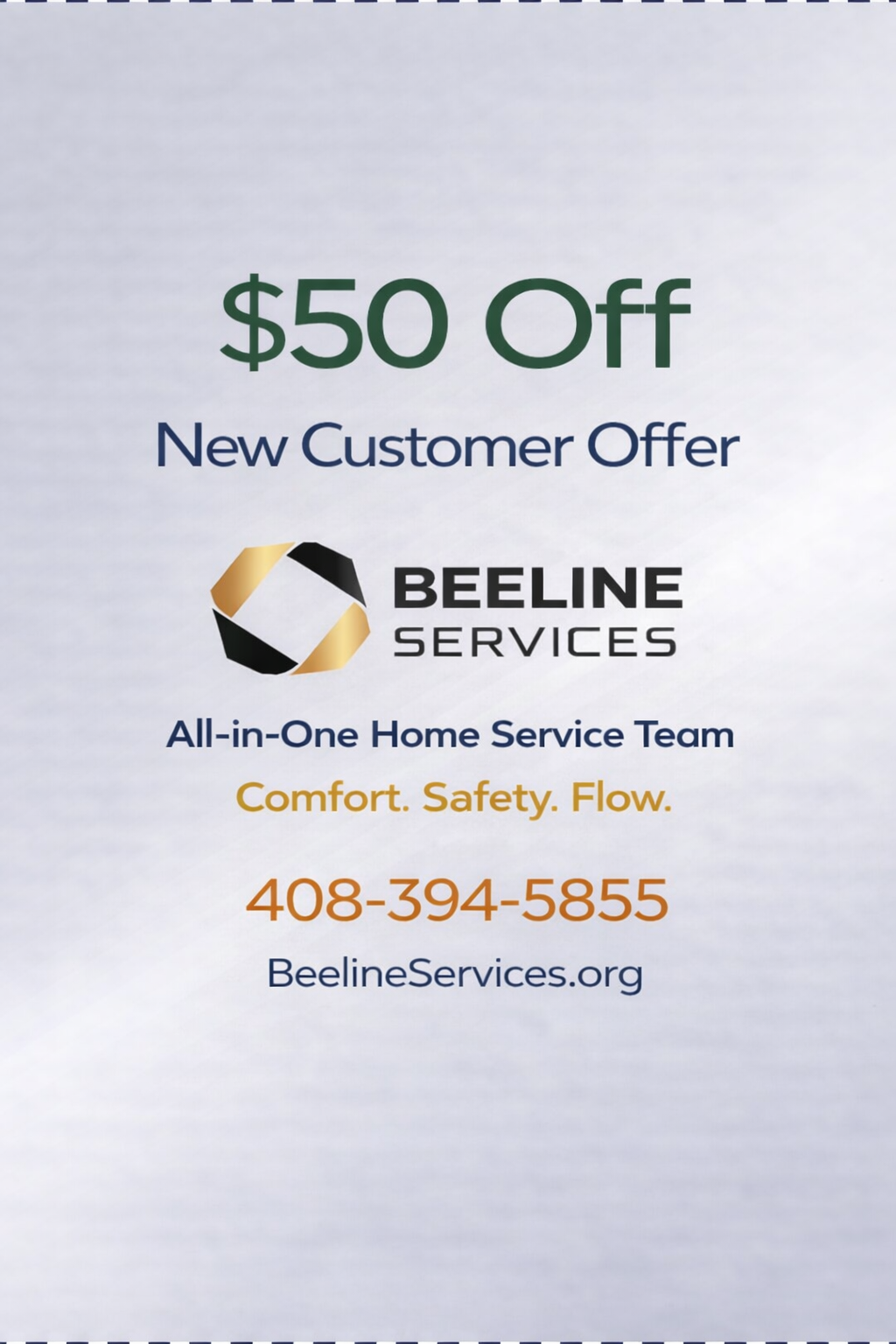 New customer discount