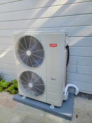 Ductless mini-split installation